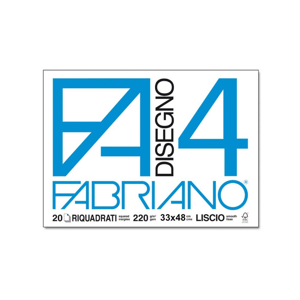 Blocco Fabriano F4 33x48 RIQUADRATO