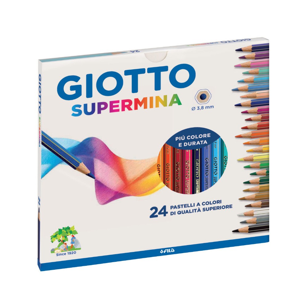 Pastelli Giotto Supermina 24 pezzi