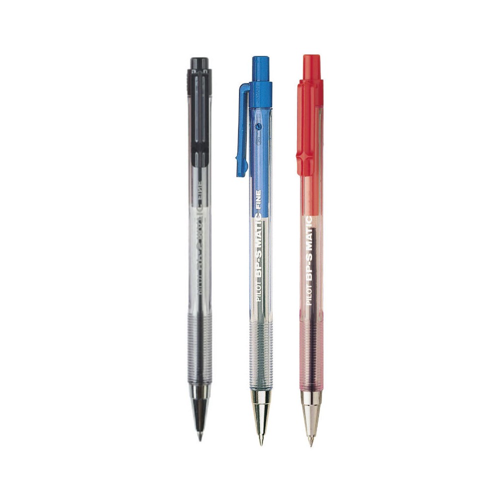 BIC Cristal Clic - Penna a sfera Rosso - Meccanismo a scatto