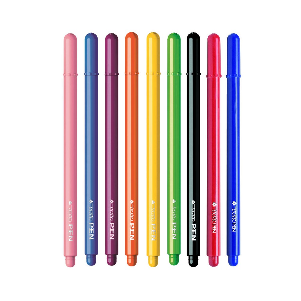 Tratto Pen metal look Taglia Unica Colore Blu