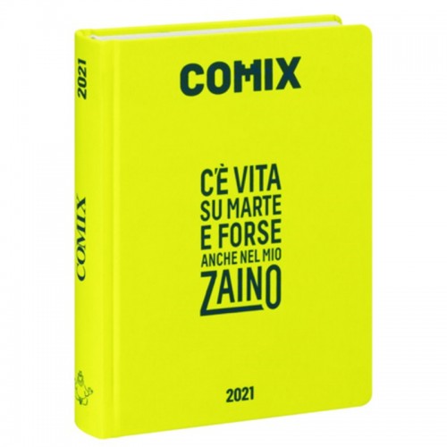 Diario Comix Mignon 16 mesi Giallo Fluo