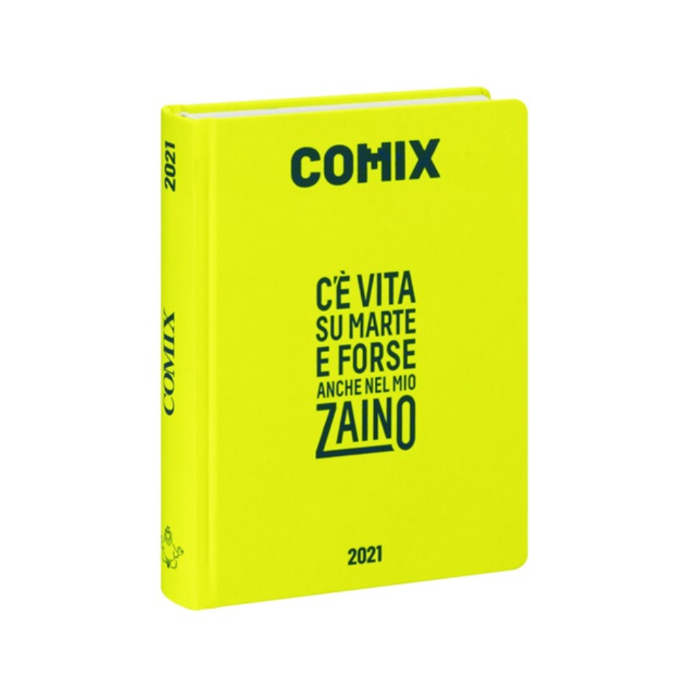 Diario Comix Mignon 16 mesi Giallo Fluo