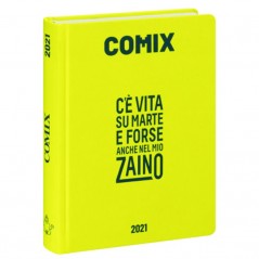 Diario Comix Mignon 16 mesi Giallo Fluo